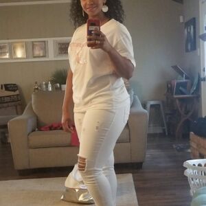 Refuge Crisp White Skinny Jeans